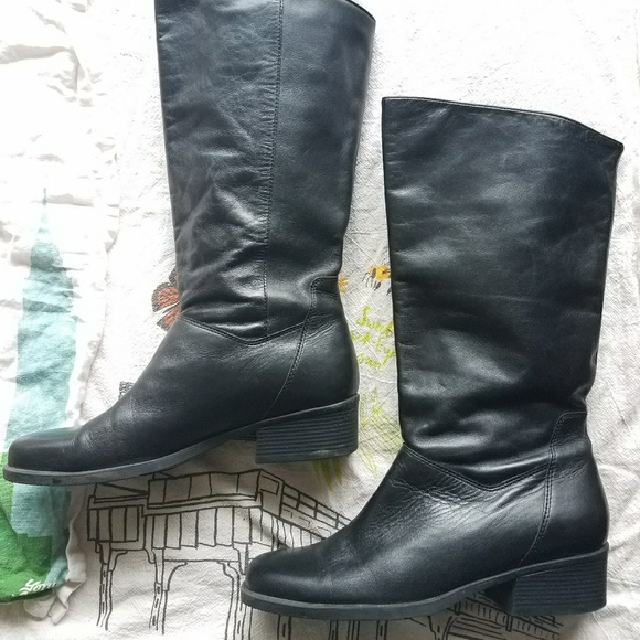 Naturalizer Shoes - Naturalizer Black leather mid calf boots